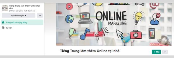 Tiếng Trung làm thêm Online tại nhà